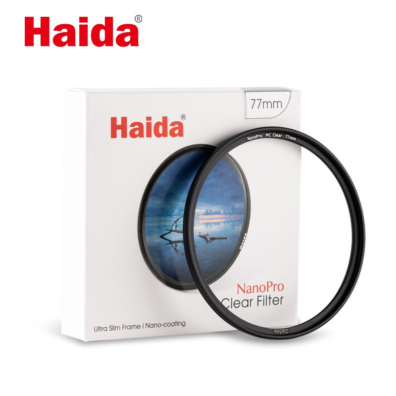 海大(Haida)滤镜 超薄双面纳米镀膜保护镜的照片